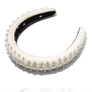 NWT Lele Sadoughi Ivory Pearl Headband